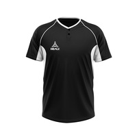 Uniforme de baseball personnalisé, avec manches courtes boutonnées sur le devant, impression numérique, et jersey respirant à séchage rapide.