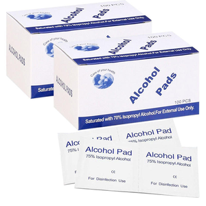 Toallitas desinfectantes estériles de <span class=keywords><strong>alcohol</strong></span> no tejidas OEM para el hogar, de gran venta, en stock, utilizadas para la desinfección y esterilización de la piel - Product Image 5
