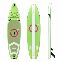 Planche de paddle gonflable en PVC Drop Stitch, stable, 3 ailerons, grande flottabilité, sports nautiques en plein air