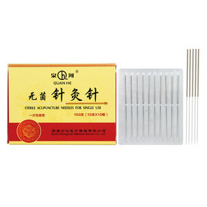 Aghi per Agopuntura Medica Cinese in Acciaio Inossidabile, Confezione da 100 Pezzi - Product Image 1