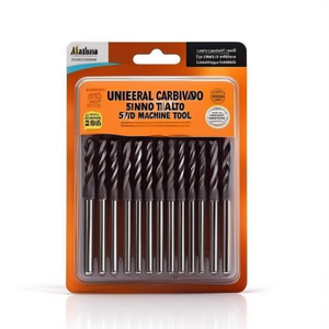 Foret universel en carbure 5xD avec revêtement Nano TiAlN pour machines-outils - Product Image 2