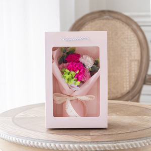 <strong>Unique</strong> <strong>Gift</strong> <strong>for</strong> <strong>Her</strong> Never Withered Roses Soap Flower Bouquet 2 Balloons With Light Free <strong>Gift</strong> Box - Product Image 6