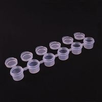 2ml*6 3ml*6 5ml*6 Mini pots de peinture vides réutilisables avec couvercle Bandes de peinture vides Arts pour acrylique