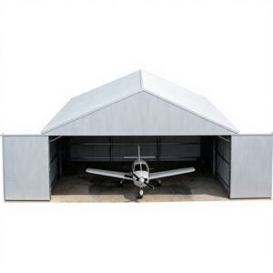 Hangar de Acero Prefabricado de Alta Resistencia con Superficie Pintada para Almacenamiento de Aviones, Uso como Almacén y Taller - Product Image 1