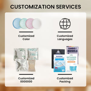 Comprimés nettoyants pour prothèses dentaires non irritants - Doux pour la <span class=keywords><strong>muqueuse</strong></span> buccale - Product Image 4