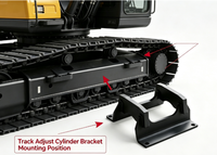 Protection de chenille pour excavatrice EX1200-6, référence 7053194, pièce en acier de Shandong, pièces de machines de construction