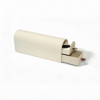 Boîte à tiroirs arquée à double couche faite à la main, en carton recyclé, en papier spécial, boîte cadeau de qualité supérieure pour chocolat