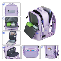 Sac à dos professionnel Oxford 2025 grande capacité, décontracté, simple, imperméable, multifonctionnel pour ordinateur portable, avec double bretelles