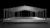 Structure en Acier de Haute Qualité, Dimensions Personnalisées, pour Construction d'Atelier, Immeuble de Bureaux, Structure Métallique