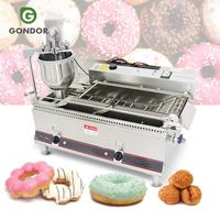 Machine industrielle à boules sucrées au gaz, grande friteuse pour la fabrication de mini-donuts Lokma