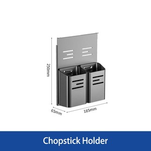 UNIHOPPER Organizzatore <span class=keywords><strong>da</strong></span> Cucina Multifunzionale a Parete con Portacoltelli, Portautensili e Ganci Appendiabiti - Product Image 6
