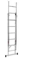 Échelle télescopique en aluminium de 150 kg (330 lb) avec marches larges antidérapantes et verrou de sécurité pour la maison/la cuisine, conforme aux normes ANSI EN131 OSHA7, usage industriel