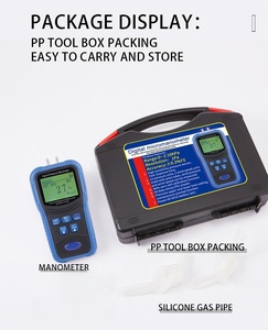 มาตรวัดความดันดิจิทัล DP ความแม่นยำสูง ± เกจวัดความดันต่าง206.8 kPa ที่มีความละเอียด0.1 kPa - Product Image 6