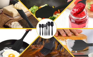 Bộ BPA-free không dính <span class=keywords><strong>Silicone</strong></span> spatulas nhà bếp <span class=keywords><strong>scraper</strong></span> spatulas nấu nướng bánh ngọt công cụ mới cao su <span class=keywords><strong>Spatula</strong></span> thiết kế trộn - Product Image 5