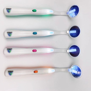 LED Mouth <b>Mirror</b> Disposable Fog-Free Reflector <b>Plastic</b> & Glass 15cm - Product Image 1