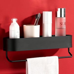 Wekis Estante de baño Estante de ducha Adhesivo Aluminio Ducha Caddy Champú Titular Estante de cocina Organizador de almacenamiento - Product Image 6