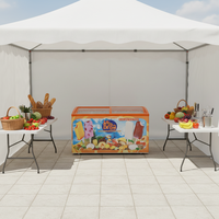 Congelador Comercial Tipo Isla para Exhibición de Helados, Solución de Mercadotecnia para Alimentos Congelados en Supermercados