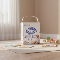 Pañales Desechables BESUPER Skin Comfort para Bebé, Talla 4XL, Súper Suaves, con Protección 3D Contra Fugas, OEM ODM