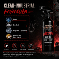 Capacité de production en série de 20 ans, BARBERBATTLE, spray au sel marin parfumé personnalisé en usine, 250 ml, 8,8 oz, sans étiquette ou avec votre propre étiquette