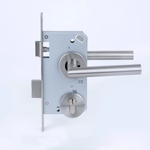 Tay Cầm Khóa Mộng Bằng Thép Không Gỉ Chất Lượng EN1906 Tay Nắm Cửa Trên Hoa Hồng Với Escutcheon - Product Image 4