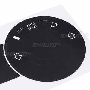 8 pegatinas de reparación para botones desgastados de interruptores de volante, ventanas y faros de coche para VW Volkswagen Touareg 2004-2009 - Product Image 5