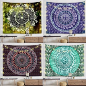 Psychédélique Bohême Premium Vintage Ambiance Raffinée Chambre Esthétique Mandala Série Tapisseries Médiation Yoga Pique-Nique Tapis - Product Image 6
