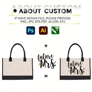 Bolsas de Lona en Blanco para Envíos Internacionales, Bolsas de Gran Capacidad con Impresión de Logotipo, Bolsas de Compras Personalizadas - Product Image 2
