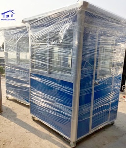 บูธรักษาความปลอดภัยพร้อมม้านั่งด้านในสะดวกสบายสำหรับการเปลี่ยนระยะยาวเหมาะสำหรับสถานีเก็บค่าผ่านทางและประตูรักษาความปลอดภัย - Product Image 3