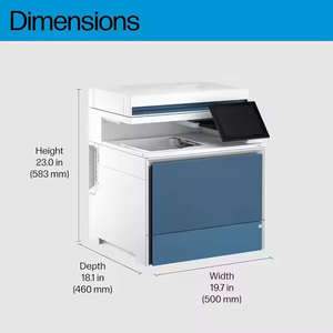 Impresora Multifuncional Láser a Color Color <span class=keywords><strong>LaserJet</strong></span> Enterprise MFP 5800dn A4, Imprime, Escanea y Copia, en Existencia para Uso Comercial y de Oficina - Product Image 2