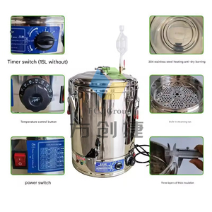 Équipement de distillation d'huiles essentielles de nouvelle conception 200L, distillateur d'huiles essentielles à base de plantes, machine d'extraction pour la lavande, la menthe, la œillet - Product Image 5