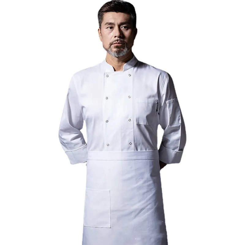 Комбинезон Jinteng для шеф-повара с короткими рукавами, ресторанное питание, выпечка, торт, кухня, китайская тарелка, форма для шеф-повара