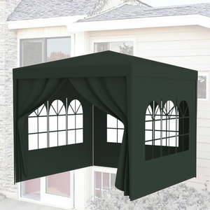 10x10FT Modern Outdoor <b>Party</b> Tent Stainless Steel Heavy-Duty Wedding Canopy <b>Gazebo</b> 4 Removable Sidewalls Outdoor Furniture - Product Image 1