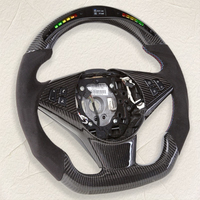 Volante de Fibra de Carbono con Pantalla LED Personalizada, Accesorios para Automóviles BMW Serie 6 E64 630i 645ci 650i