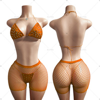 ELITES SEXY Lingerie en résille, tenue de danse exotique, body, bikini, tenue de lingerie, tenue de pole dance