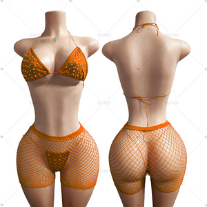 ملابس داخلية مثيرة شبكية من إيليتس، ملابس رقص غريبة، بيكيني، أزياء داخلية، ملابس رقص العمود - Product Image 3