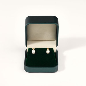 Caja de Regalo de Terciopelo para Pendientes de Lujo FANXI, Caja de Empaque para Joyería al por Mayor con Logotipo Personalizado - Product Image 1