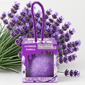 150g biologici per il bagno per bambini bombe frizzanti per il bagno di compleanno Spa per il tempo di crema idratanti schiumanti per il bagno all'ingrosso bombe ricche - Product Image 5