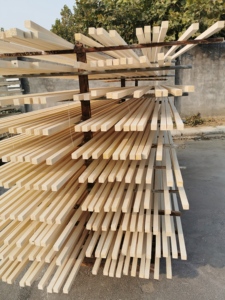 Listello in <span class=keywords><strong>Legno</strong></span> <span class=keywords><strong>Massello</strong></span> Quadrato per Clienti, Listello in <span class=keywords><strong>Legno</strong></span> ad Angolo Retto, Materiale per Modellismo Fai-da-Te, Isoscele - Product Image 2