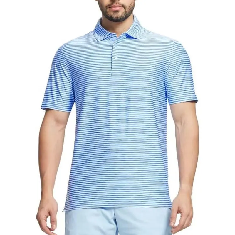 Летняя распродажа, мужская рубашка-поло с коротким рукавом, оптовая продажа, на заказ, быстросохнущая дышащая футболка для гольфа высокого качества