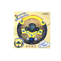 Jeu de conduite simulée éducatif précoce, rotation à 360 degrés, volant musical pour enfant, jouets pour bébé