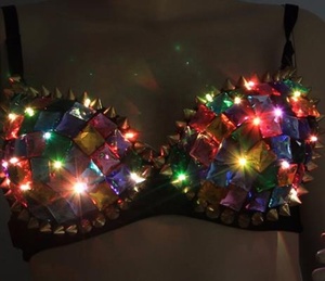 Bestdance <strong>LED</strong> Luminous Bra Flashing New Bra Bra Luminous <strong>LED</strong> <strong>Clothing</strong> <strong>LED</strong> <strong>Clothing</strong> - Product Image 5