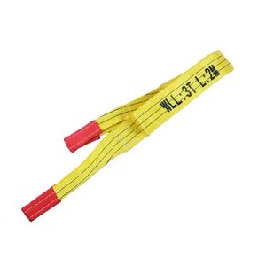 カスタマイズされたラベルポリエステルフラット織りリギングスリング高粘り強さリフティングウェビングリフティングベルト - Product Image 3