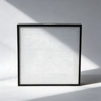 Filtre à air HEPA plissé compact H13 H14 pour équipement de filtration d'air peu encombrant