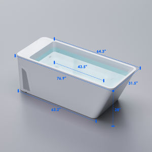 Bañera de Hidromasaje Fría con Enfriador Integrado para Terapia de Recuperación Deportiva Local en EE. UU., Control por Aplicación Wifi, Spa de Inmersión Fría - Product Image 2