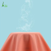 Tela de Punto Acanalado de Doble Cara, Alta Elasticidad, 40s, 155gsm, Suave, 76% Nailon, 24% Elastano, Secado Rápido, Transpirable, Elástica, para Yoga
