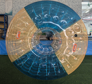 Rueda Acuática Inflable Gigante, Capacidad <span class=keywords><strong>para</strong></span> 2-5 Personas, Bola <span class=keywords><strong>de</strong></span> Hámster Humana <span class=keywords><strong>para</strong></span> Deportes Acuáticos, Juguetes Inflables <span class=keywords><strong>para</strong></span> Piscina o Lago - Product Image 6
