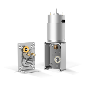 Micro nhỏ DC <span class=keywords><strong>Worm</strong></span> Gear động cơ tốc độ thấp 3rpm 100rpm mô-men xoắn cao 46mm 32mm phẳng <span class=keywords><strong>Worm</strong></span> hộp số 6V 12V 24V - Product Image 4