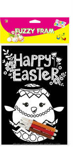 DIY kreative handgemachte Lehrer tages karte/alles Gute zum Geburtstag Gruß karte für Kinder Ostern Fuzzy Poster - Product Image 2