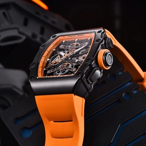 Montres à quartz pour homme PAGANI DESIGN PD-YS011, cadran squelette, étanches 100 m, sport, rectangulaires, verre saphir, pour homme - Product Image 3