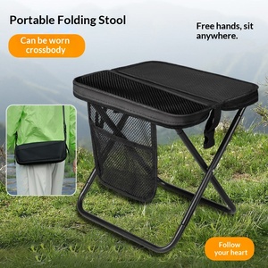 Outdoor Furniture <b>Backpack</b> Folding Stool Portable Camping Sports Gear Sling Bag Clutch - Product Image 2